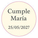 Adesivo personalizado 3cm para empresas, comunhões, batizados ou aniversários