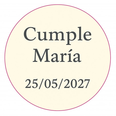 Adesivo personalizado 3cm para empresas, comunhões, batizados ou aniversários