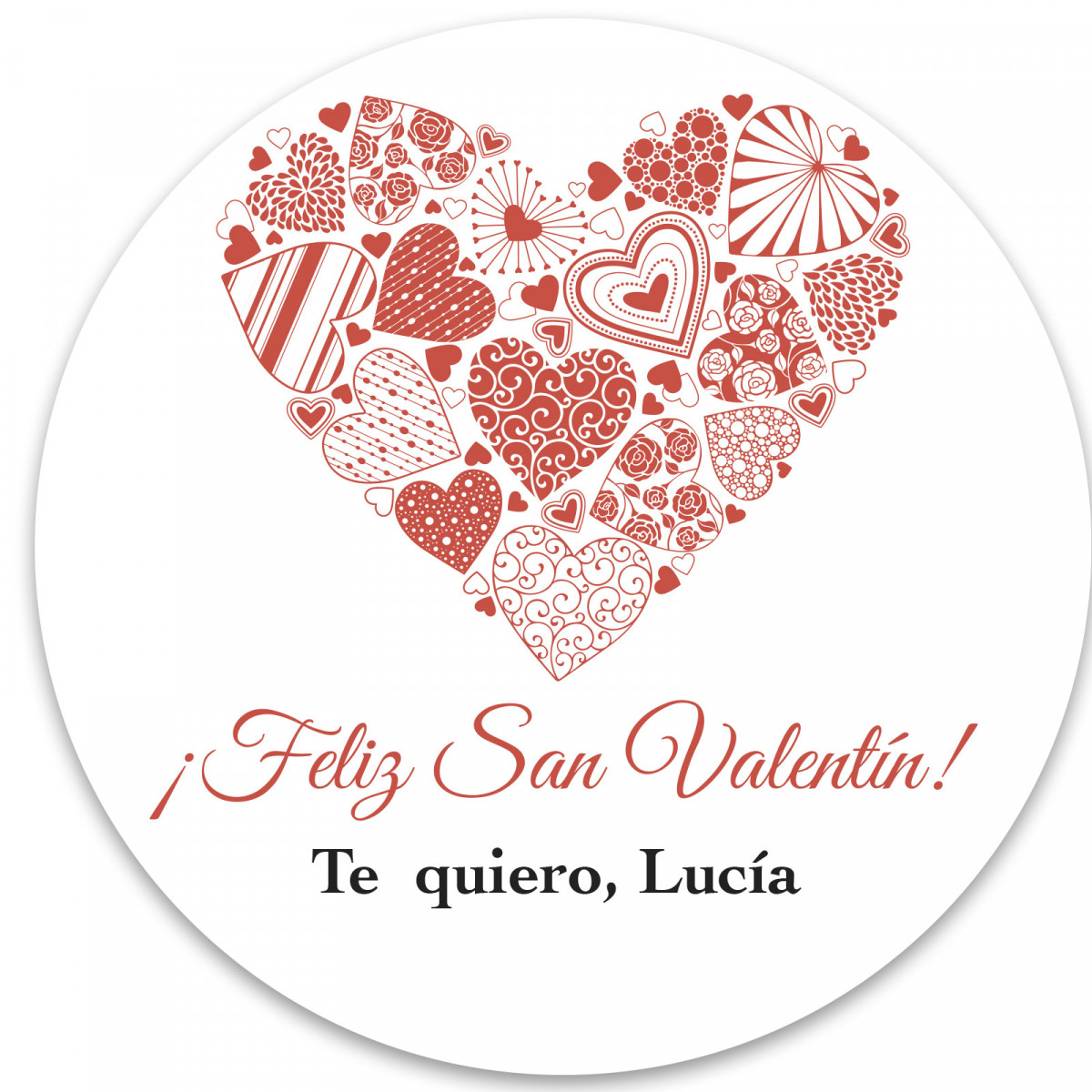 Adesivo personalizado 5cm transparente para todo tipo de eventos