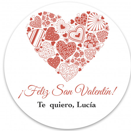 Adesivo personalizado 5cm transparente para todo tipo de eventos