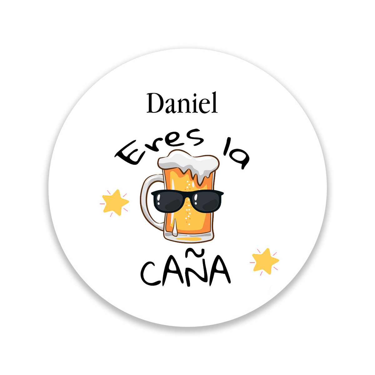 Adesivo personalizado para eventos 5cm e fundo transparente
