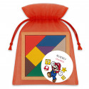 Jogo tangram com bolsa personalizada super mario