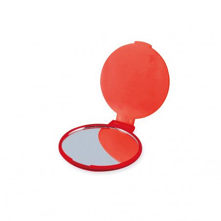 Espelho vermelho personalizado com adesivo para aniversário