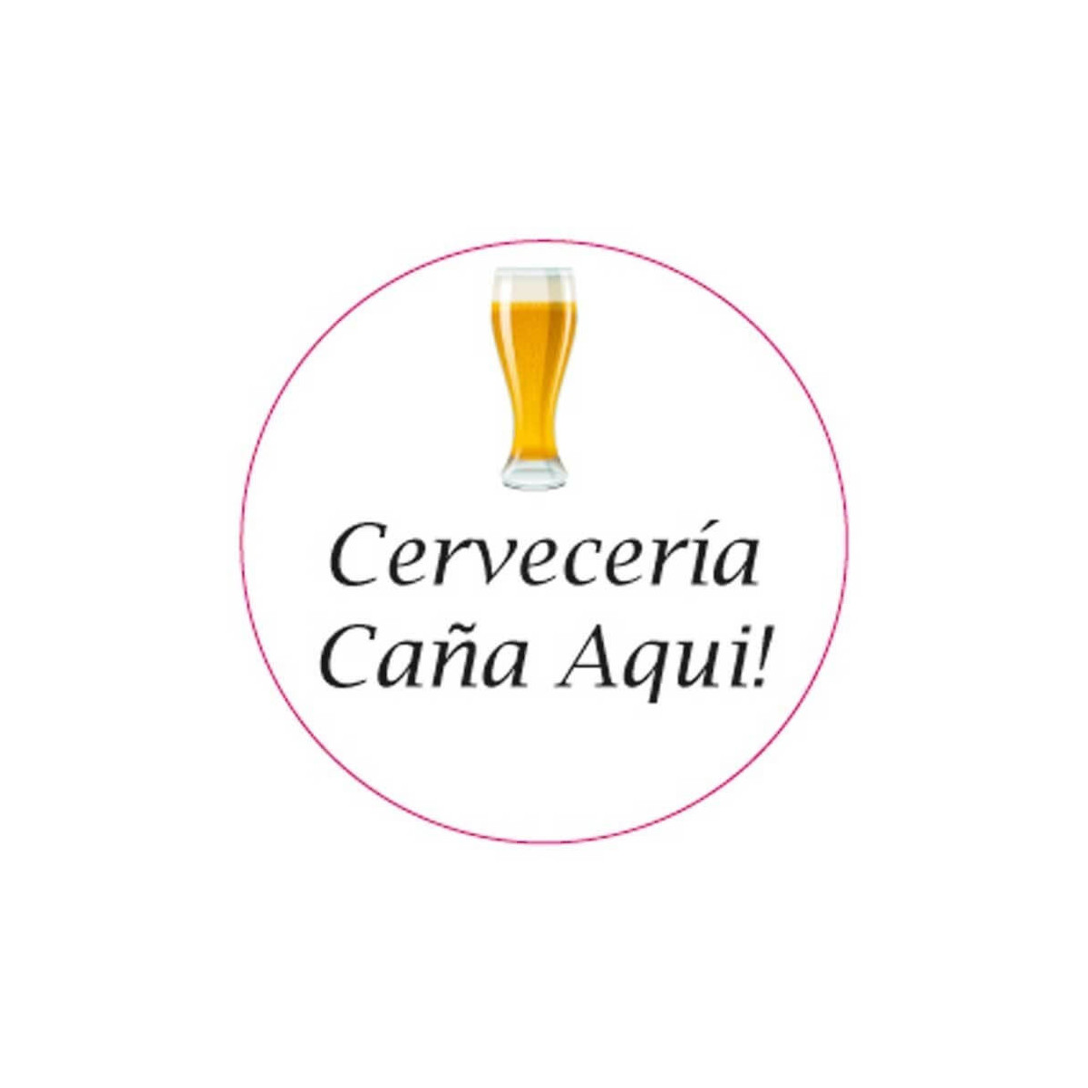 Etiqueta adesiva cervejaria para eventos e empresas 5cm