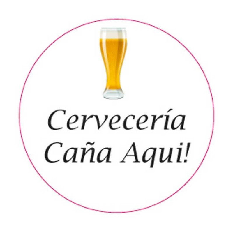 Etiqueta adesiva cervejaria para eventos e empresas 5cm