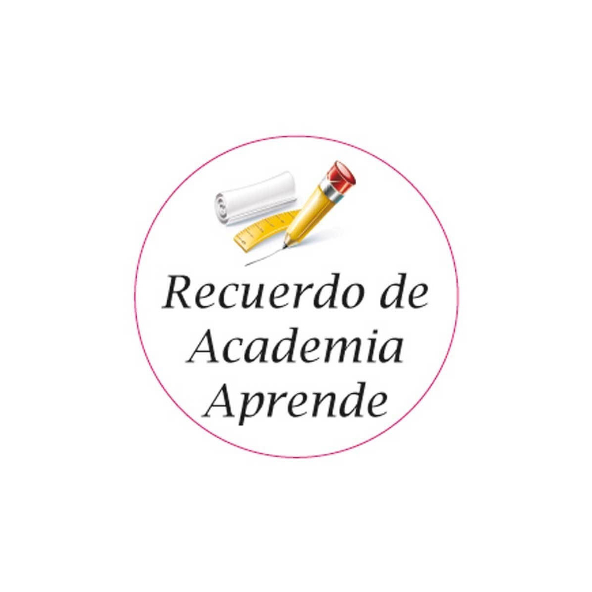 Etiqueta adesiva personalizada para empresas e escolas 5cm