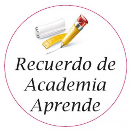 Etiqueta adesiva personalizada para empresas e escolas 5cm