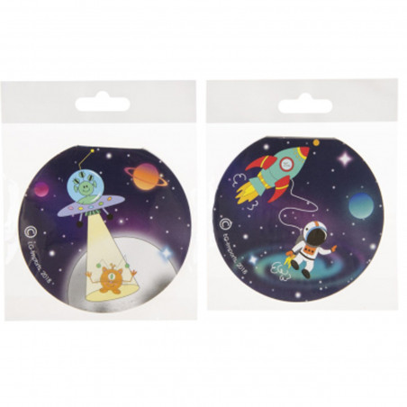 Detalhes para crianças caderno astronauta