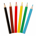 Lápis de Natal coloridos para colorir