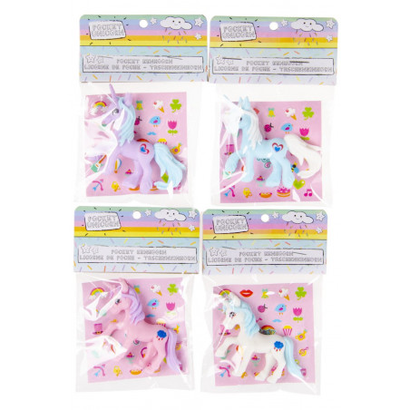 Presentes meninas baratos unicórnio com adesivos
