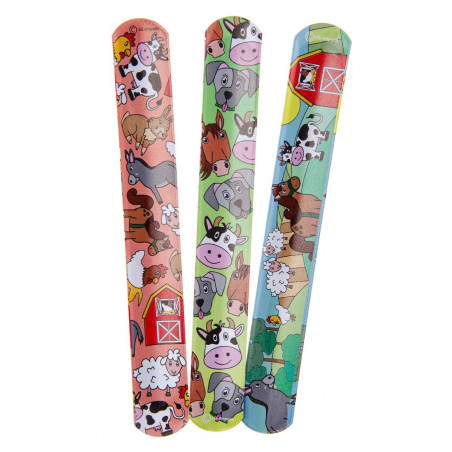 Pulseira slap animais de fazenda