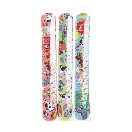 Pulseira slap animais de fazenda