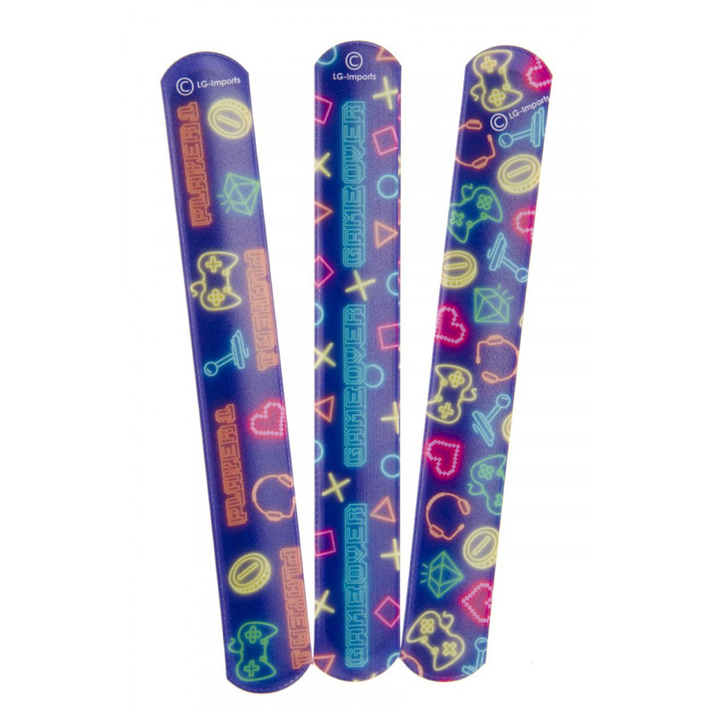 Pulseira slap gamer para convidados