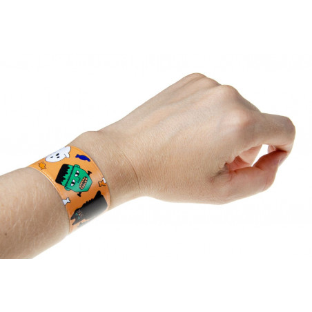 Pulseira slap halloween para detalhes de festa