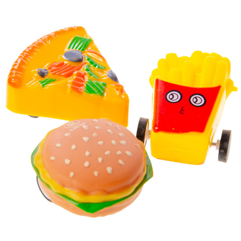 Carro de fricção comida lixo para detalhes originais