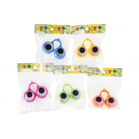 Detalhe divertido para crianças anel olhos