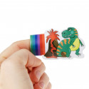 Marionete de dedo dinossauro como presente original