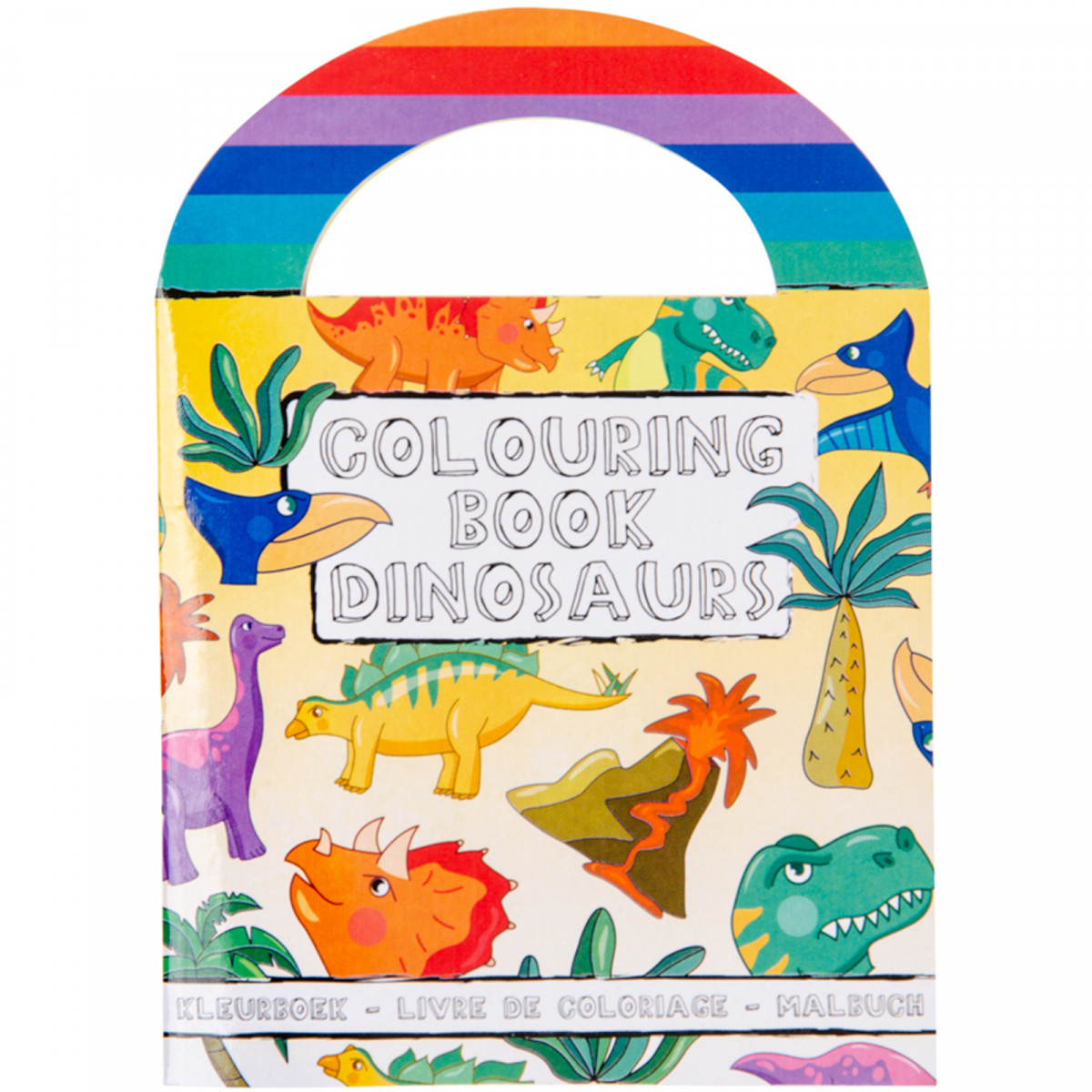 Livro para colorir de dinossauros