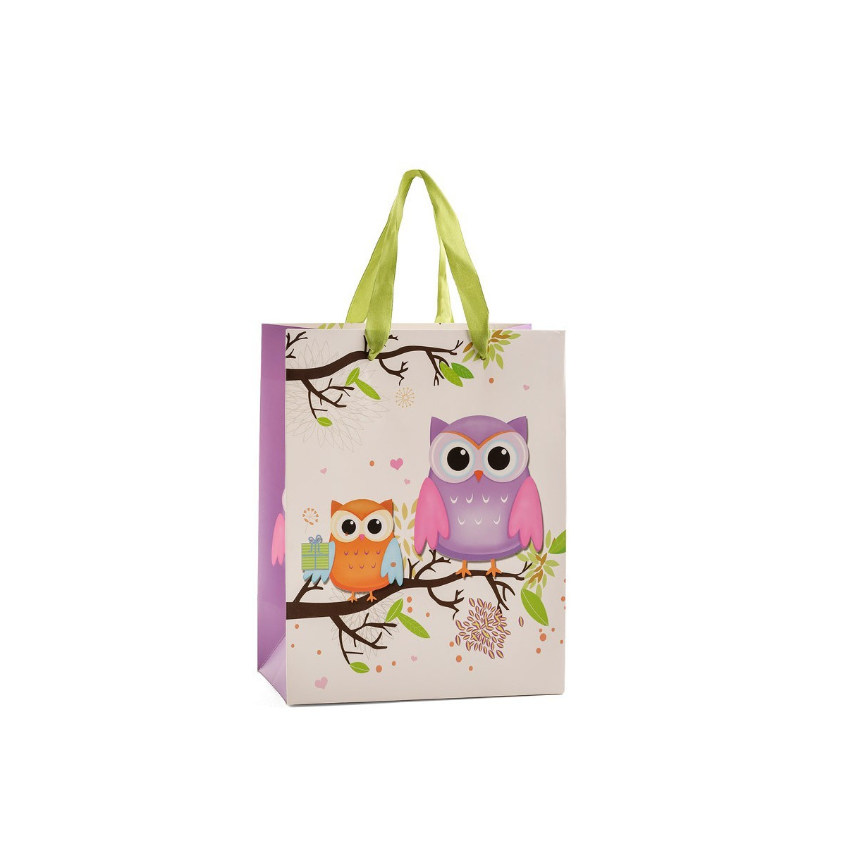 Bolsa com corujas média