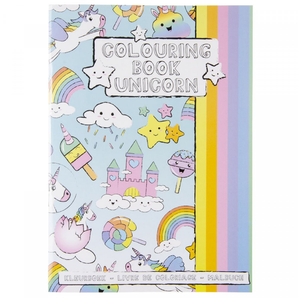 Livro para colorir unicórnio