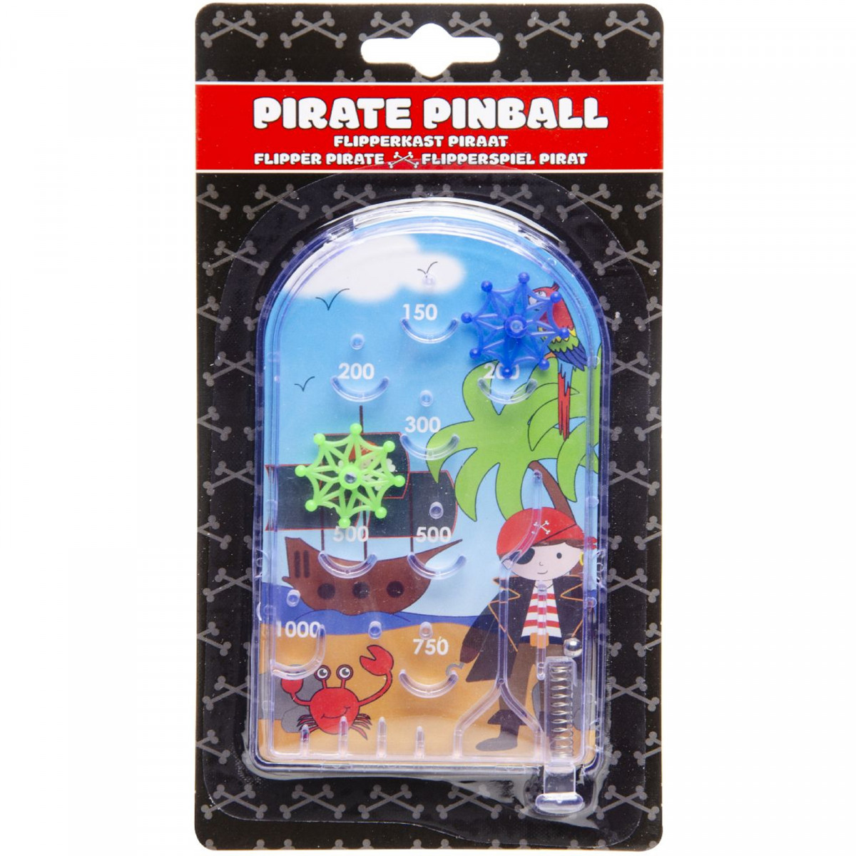 Detalhes Infantis Mini Jogo de Pinball Piratas