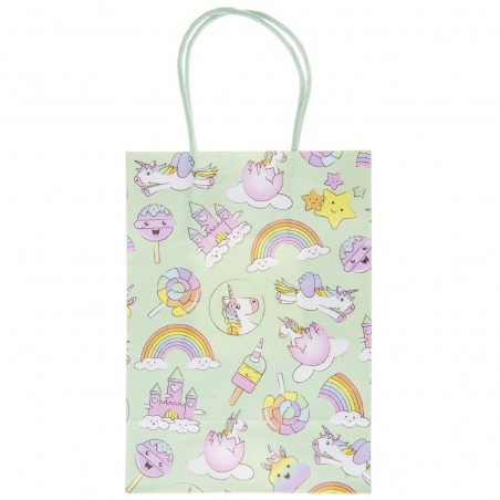 Bolsa de Papel com Unicórnios