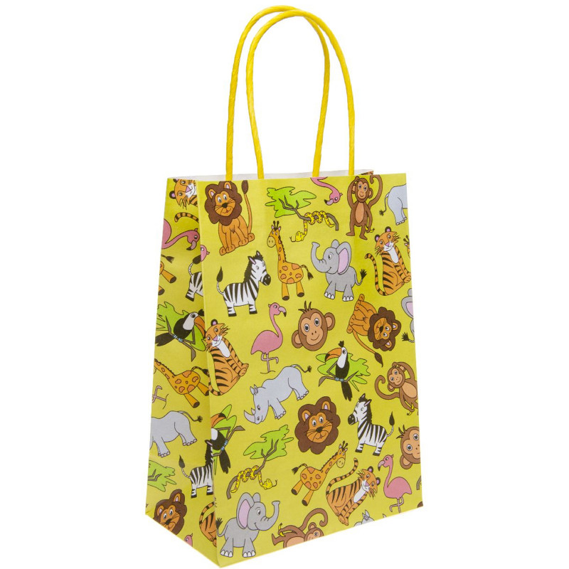 Bolsa de Papel de Animais da Selva