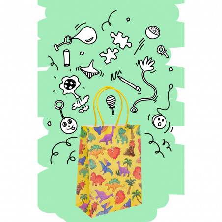 Bolsa de Papel de Dinossauros