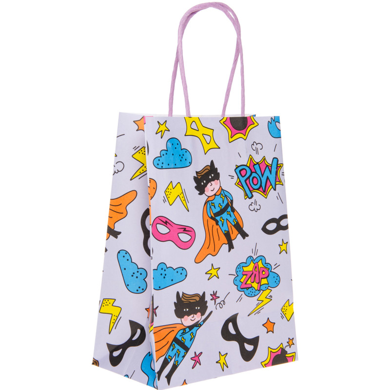 Bolsa de Papel de Super-heróis