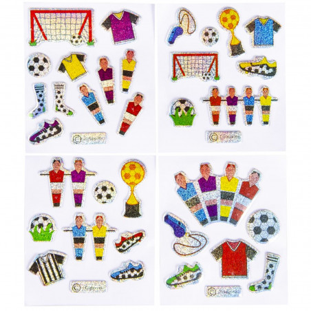 Adesivos Brilhantes de Futebol