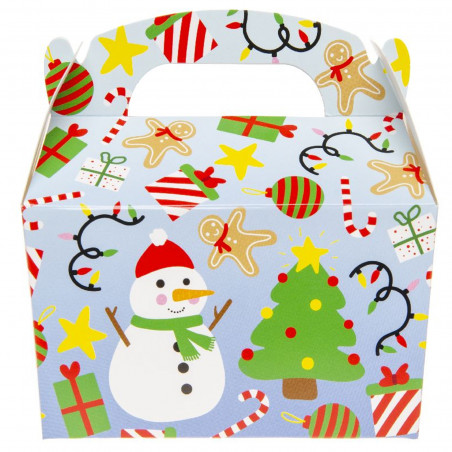 Caixa com Decoração de Natal