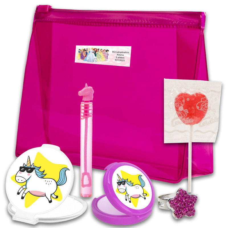 Princesas, Necessaire com Acessórios, Boleadeira e Caramelo