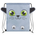 Gabby gato presente infantil mochila gato com bidão pompero gabby e mini nutella