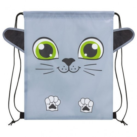 Gabby gato presente infantil mochila gato com bidão pompero gabby e mini nutella