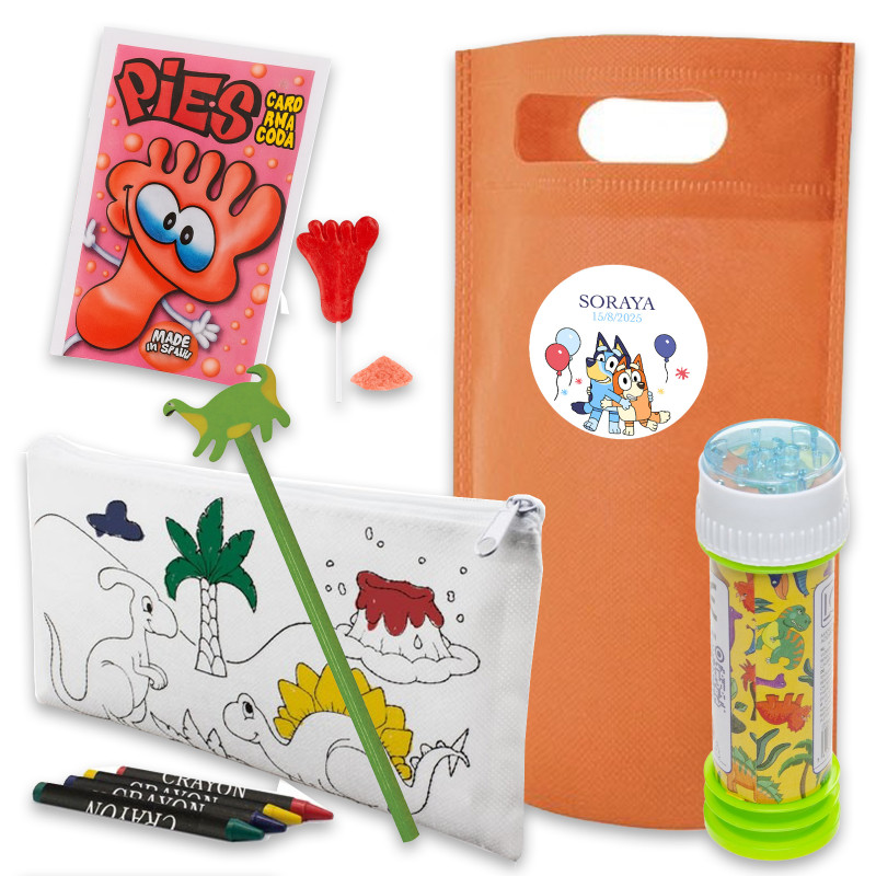 Bluey e bingo pacote piñata com guloseima e presente