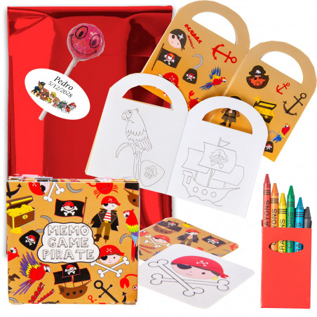 Patrulha canina pacote pirata com jogos educativos e chupachups