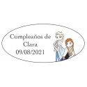 Frozen bolsa personalizada com brinquedos e guloseimas