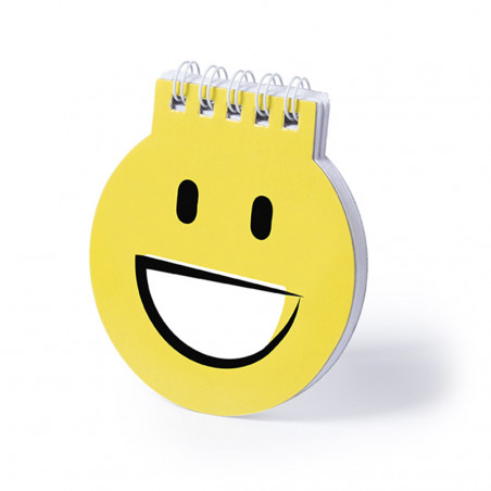 Emoji detalhe infantil para eventos com caderno lápis e borrachas