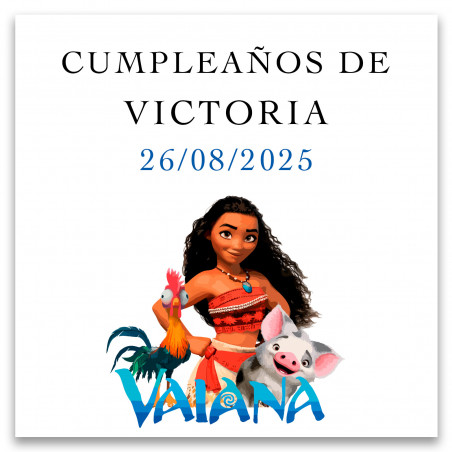 Vaiana Moana presente para festa com detalhes da selva