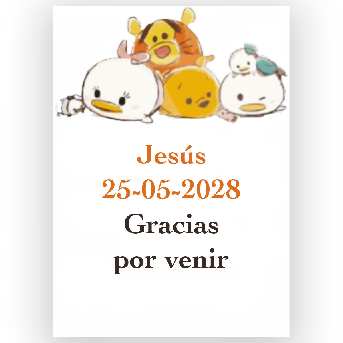 Disney bebês, etiqueta adesiva 7x5cm para personalizar