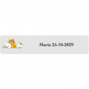 Disney bebê, adesivo 5x1cm transparente para eventos infantis