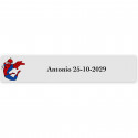 Etiqueta adesiva do Spiderman 5x1cm para detalhes infantis personalizados
