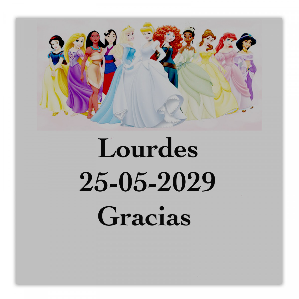 Princesas etiqueta adesiva 5x5cm infantis fundo transparente