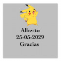 Adesivo Pokémon personalizado 5x5cm transparente
