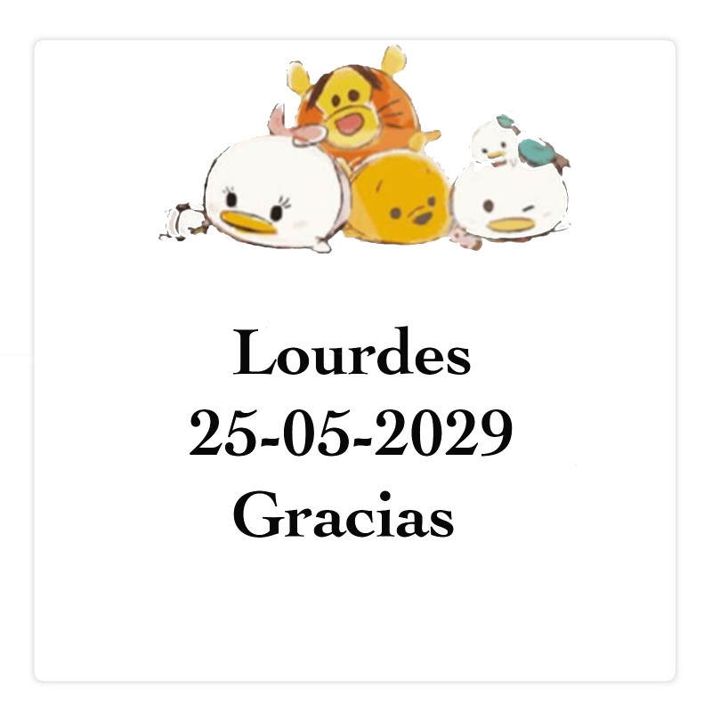 Disney turma adesivo personalizado 5x5 cm para eventos