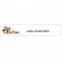 Adesivo personalizado Pandilla Disney 5x1cm para decorar
