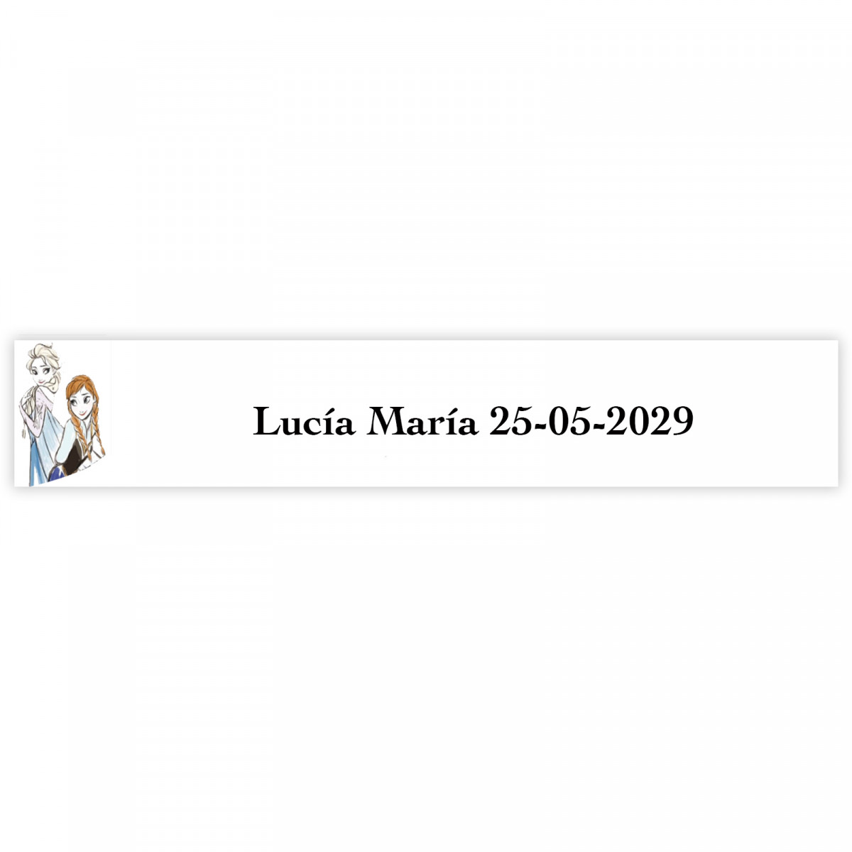 Adesivo personalizado Frozen 5x1cm para todo tipo de eventos