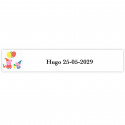 Peppa Pig adesivo personalizado para eventos 5x1cm