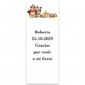 Disney adesivo personalizado para eventos 5x13cm
