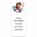 Gabby Gato adesivo personalizado com design exclusivo 5x13cm